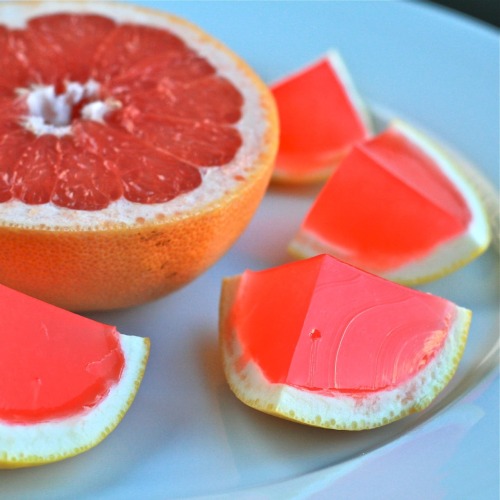 Sex thepartyrehab:  Grapefruit Jello Shots. Ingredients pictures