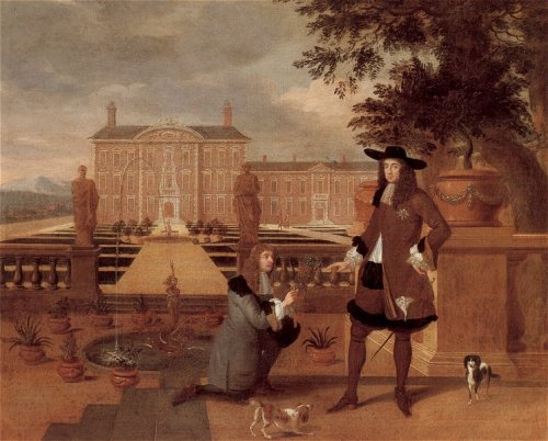 fuckyeahcharlesthesecond:history-haberdashery:Charles II Receiving A Pineapple, Hendrik Danckerts, 1