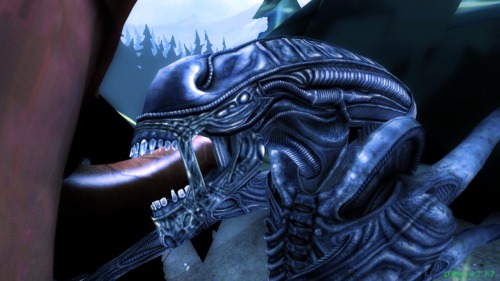 Female alien xenomorph lesbian sex porn