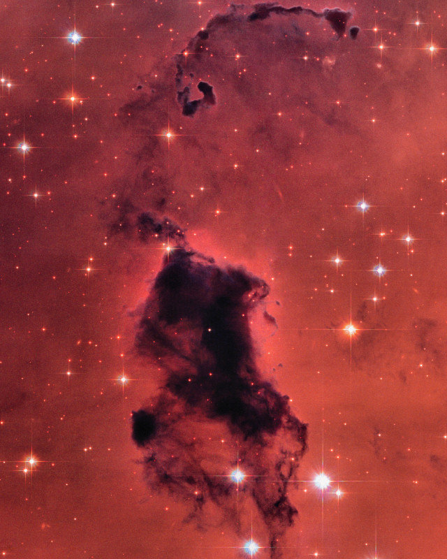 ikenbot:  Bok Globules Bok globules are small interstellar clouds of very cold gas