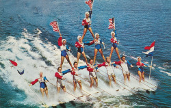 oldflorida:  Happy Election Day from Cypress Gardens! Let’s put on our sparkles, grab a flag and hit the water! I grew up thinking that we could all get along just by sharing a soda and growing apple trees and honey bees… but I guess it’s not that