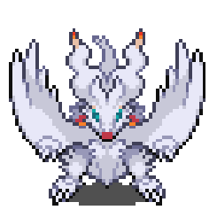Kyurem, the legendary ice Pokémon waits for a hero to fill in the missing parts of its body with tru