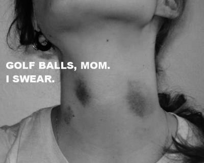 Porn photo fullofvodkaandtequila:  Golf balls, mom