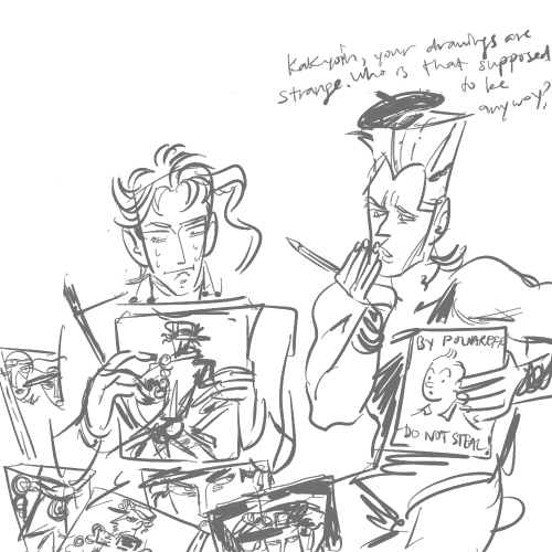 debonairbear:jojo doodle log 2