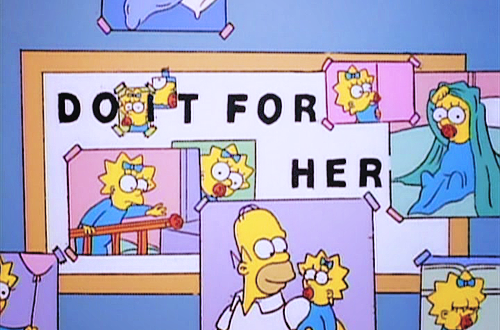  Before Maggie was born, Homer Simpson worked at the Nuclear Plant because he needed