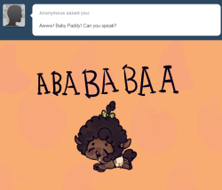 asklittlericepaddy:  Abababa.. baba.. abbbb.. bbbaba.. aaaa.. gggggg Translation: Yes.  *DED*