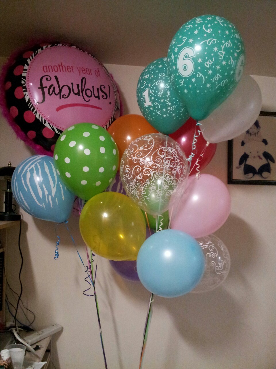 More balloons