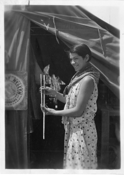 Bertha Parker Pallan (Cody) was one of the first female Native American archaeologists. Bertha was the expedition secretary for an archaeological dig in the Gypsum Caves of Nevada. She is shown above displaying finds from the expedition. Bertha also...