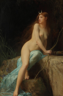 awaking-from-a-nightmare:  Diana - Jules Joseph LeFebvre (1836 - 1911)     