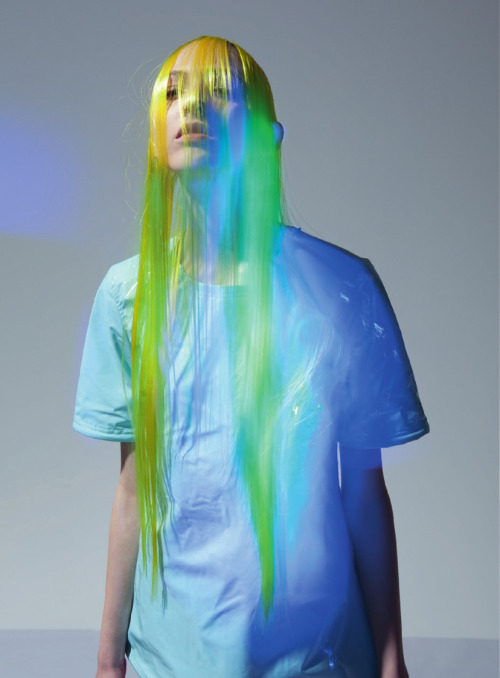 unviel:  Corpus Electra. Lida Fox photographed by Viviane Sassen for Acne Paper #13  