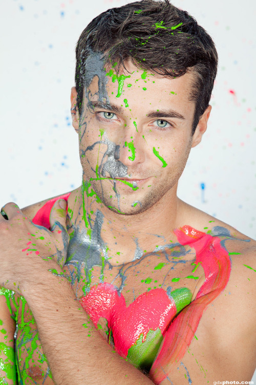 theshelteredlife:  thepixelnoir:  {Colby Melvin} painted.    This is a fantastic series! Although would have loved it more if it had been nude. More provocative and just as fun. 