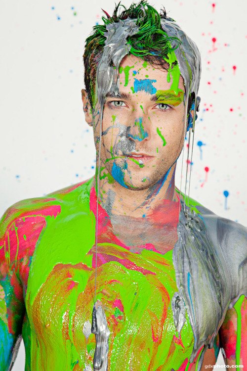 theshelteredlife:  thepixelnoir:  {Colby Melvin} painted.    This is a fantastic series! Although would have loved it more if it had been nude. More provocative and just as fun. 