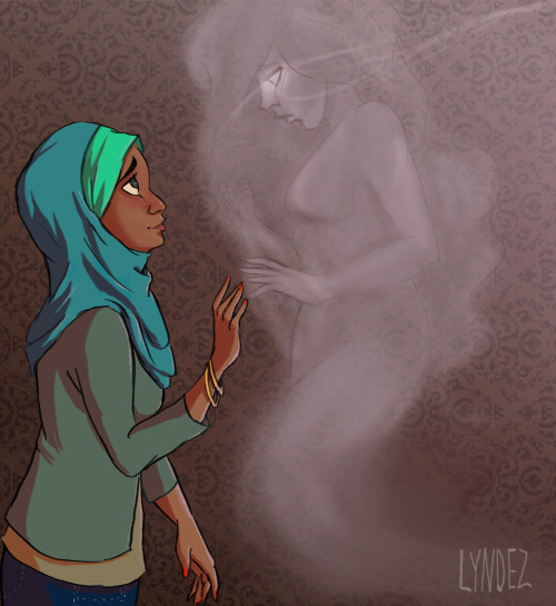 lyndezart:  faerieartbylyndez:  “No one has ever… not been afraid of me before.” “That’s a shame.”  for Lesbian Sundays 