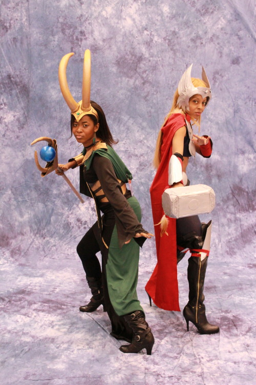 lumpyspacepoe:colormecrimson:phoebewyndham:ittoryu-yai:Day 2: Avengers Thor and Loki Ah, yes. The co