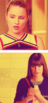 Glee OTPs [2/6] → Quinn Fabray x Rachel Berry‘Do you have any idea how much you mean to me?’