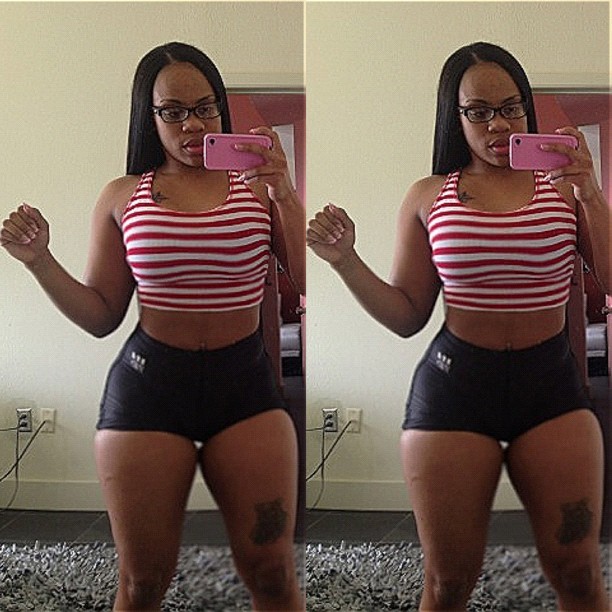 kingzluvsbigbootyqueenz-deactiv:  Dominique Chinn   Perfect