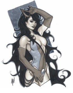 demekin:  Huntress by Adam Huges | Comic Vine