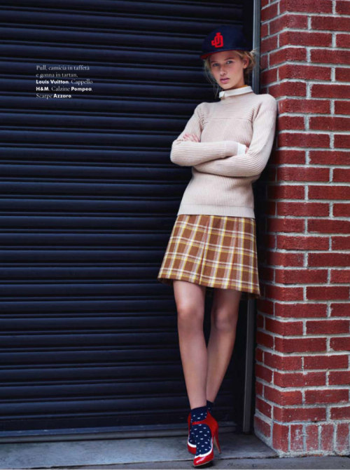 editorial-journal: Robin for Back To School Editorial in A Magazine Italy
