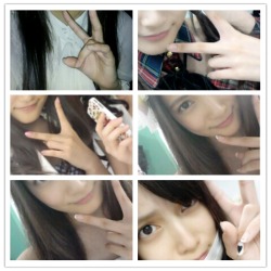 miroku48:  Annin’s G+:11:16 p.m.過去の写真見たけどI saw photos of the past butやっぱりピースできてない！ as I thought, I’m not able to do the “peace”-sign!LOL.Ahh~~ Stop being so cute Annin, please~~~ 