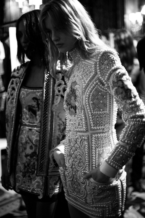 salveo2-deactivated20130804:  Backstage Balmain, fall 2012