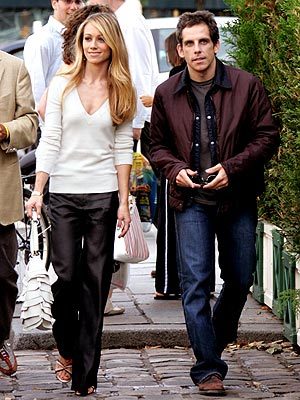 Ben Stiller and Christine Taylor