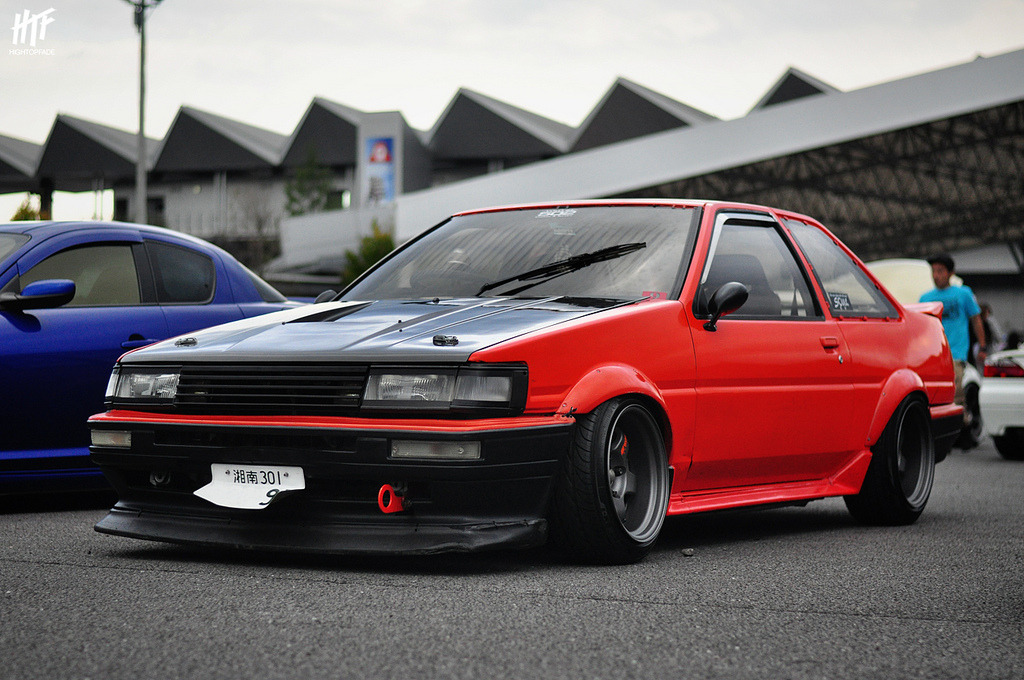 nohalfwaycrooks:  Toyota AE86 Levin // at Slammed Society Japan 