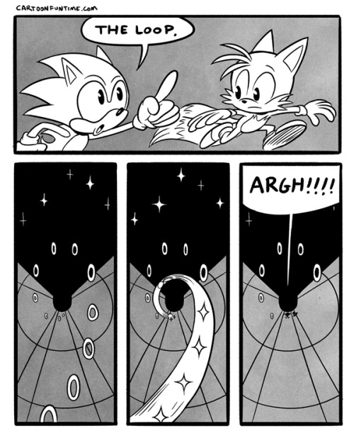 neo-rama:  cartoonfuntime:  This was my contribution for the Speedhog zine, which was at SPX this year!  this sonic and tails is perfect 