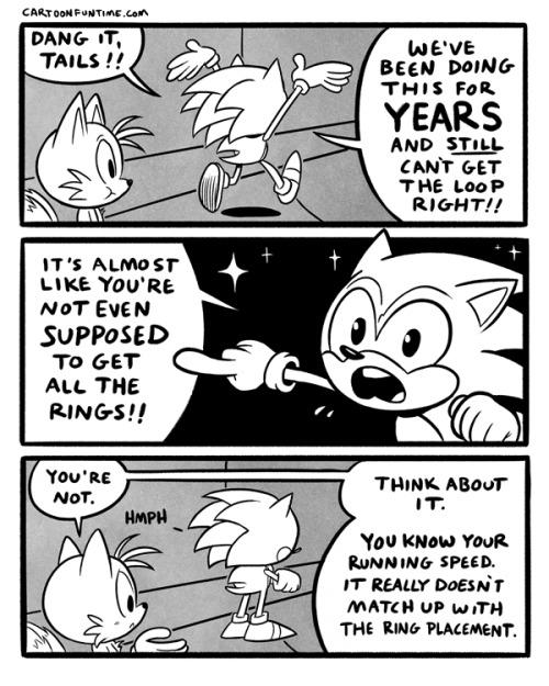 neo-rama:  cartoonfuntime:  This was my contribution for the Speedhog zine, which was at SPX this year!  this sonic and tails is perfect 