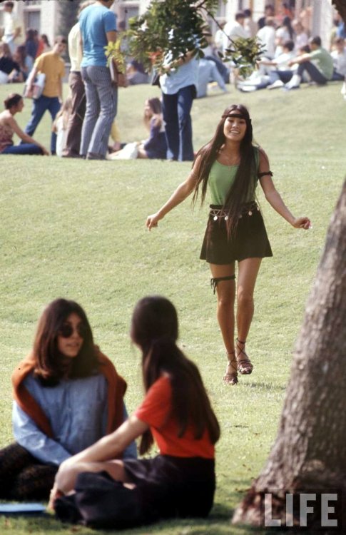 High School Girls in 1969