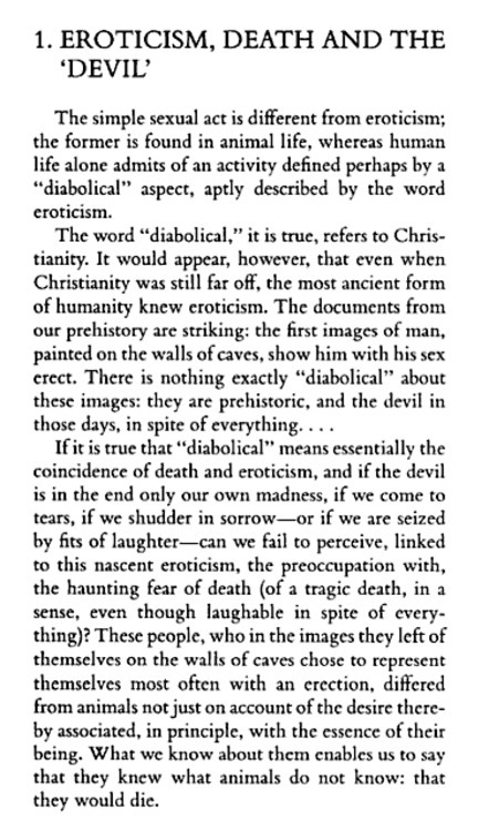 emparallel:   Georges Bataille, The Tears of Eros (City Lights Books, 1989), p. 23. 
