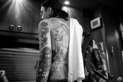 bulls-inthe-bronx:  its-0k4y:  derailedlight:  Tony’s back pieceeee. photo by Adam Elmakias :3  I’ve always wanted to see his back tattoos omg  tony perry needs be shirtless more often 