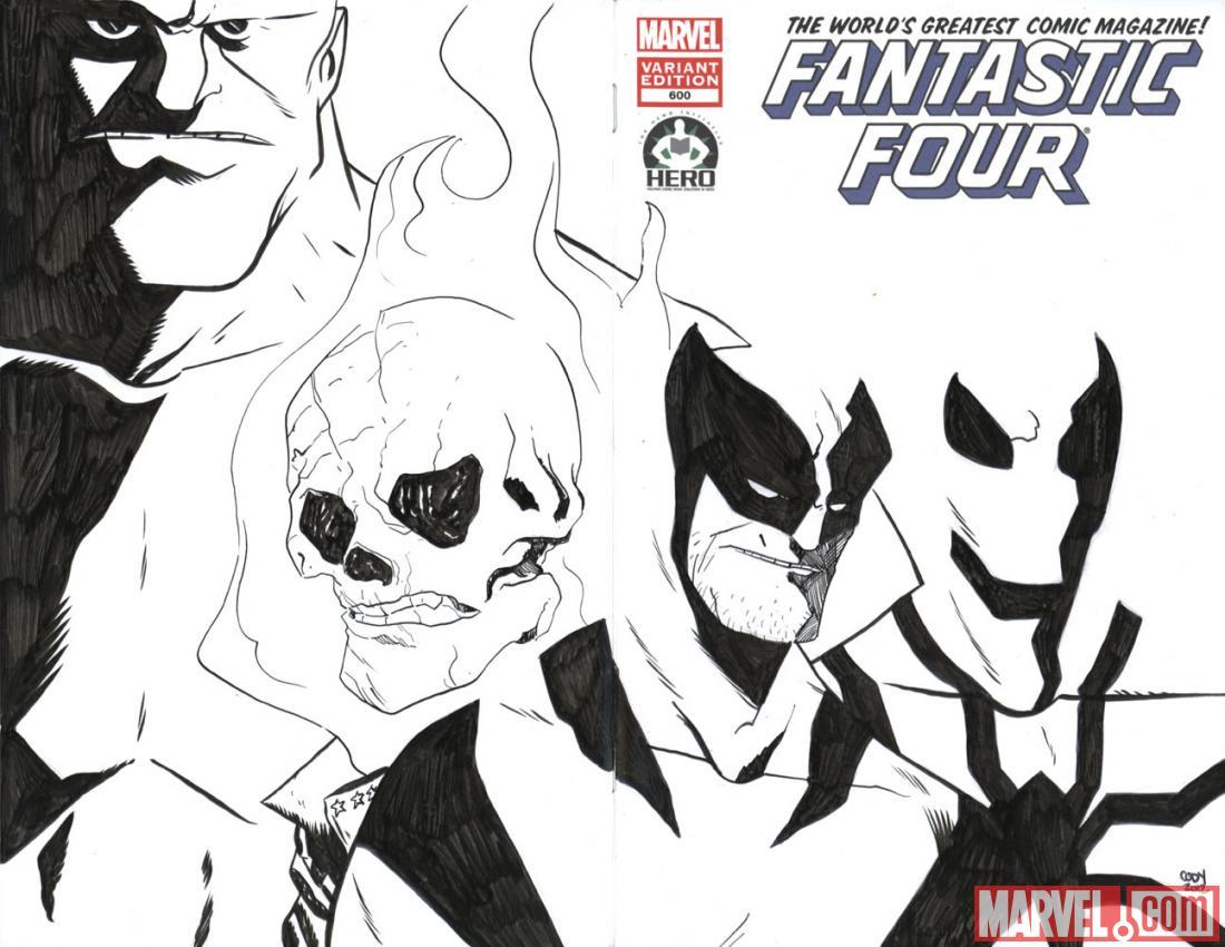 marvelentertainment:  Check out some of the covers of the Fantastic Four 100 Project