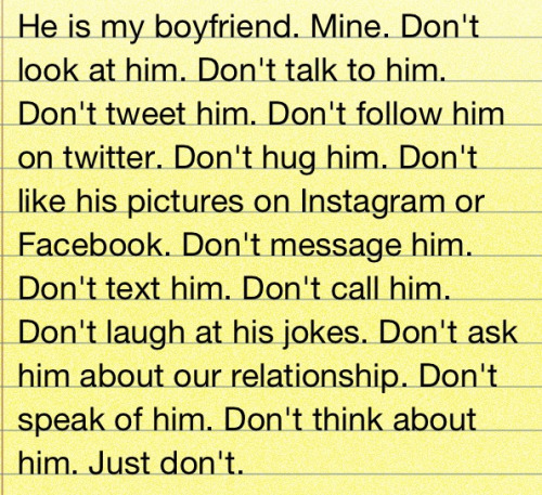 if i had a boyfriend.