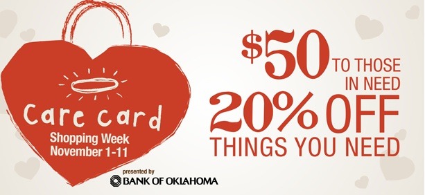 Care Card is such a great opportunity for all of Tulsa!! We sell & accept the card here at LBD Nov 1-11.