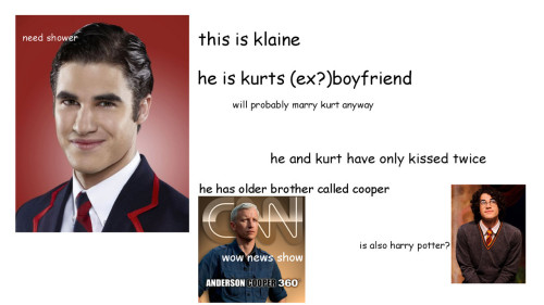 likearumchocolatesouffle:stut—ter:christophersass:HAIR GO WOOSH!!!! LEGIT.AND BLAINE’S NAME IS KLAIN