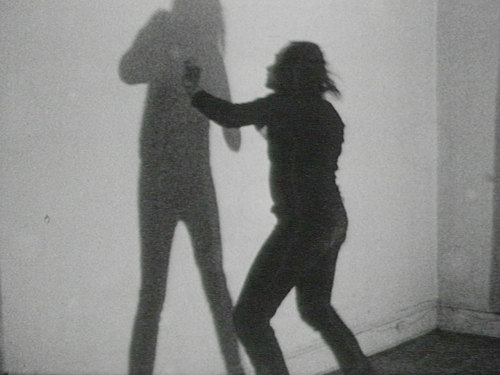 Porn photo raveneuse:  Vito Acconci Shadow-Play, 1970