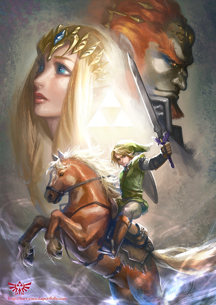 jj-flip-what-the-zip:  The Legend of Zelda by *hart-coco 