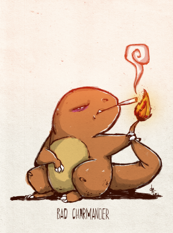dotcore:  Bored Pokémon.by Douglas Ferreira.
