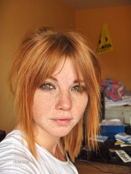 nikkieyre:  Her freaking freckles!! So cute. 