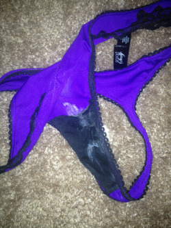 watchingstacycum:  You know what happened to these panties Mr10inchbigdick! 💋  Sexual Saturday