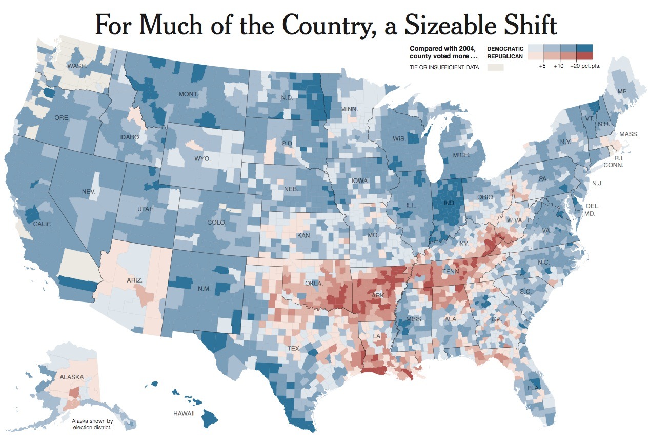 nytgraphics:
“ Barack Obama defeats John McCain. New York Times page P1 on Thursday, Nov. 6, 2008.
”