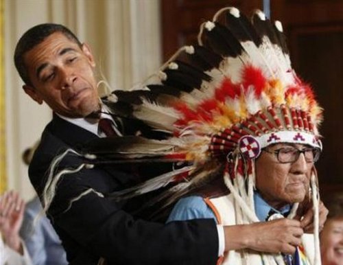 journeyers-scrapbook:  home-of-amazons:  harvestheart:  Joe Medicine Crow gets Medal of Freedom presented by President Barack Obama on 12 August 2009. Mr. Crow is a 95 year old member of the Crow Nation and an author known for writings on the Battle of