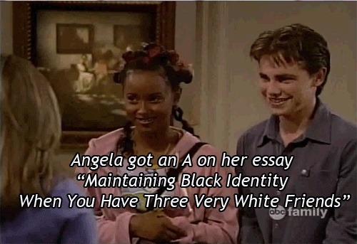 beremylovechild:This was such an important line to me. They never once used Angela as a black stereo