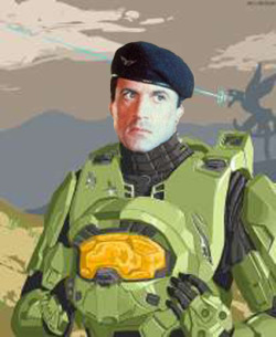 GET IT?  BECAUSE HIS NAME IS JOHN SPARTAN.  AND MASTER CHIEF’S