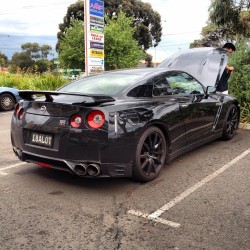 Chillin with this bad boy at work! #r35 #gtr