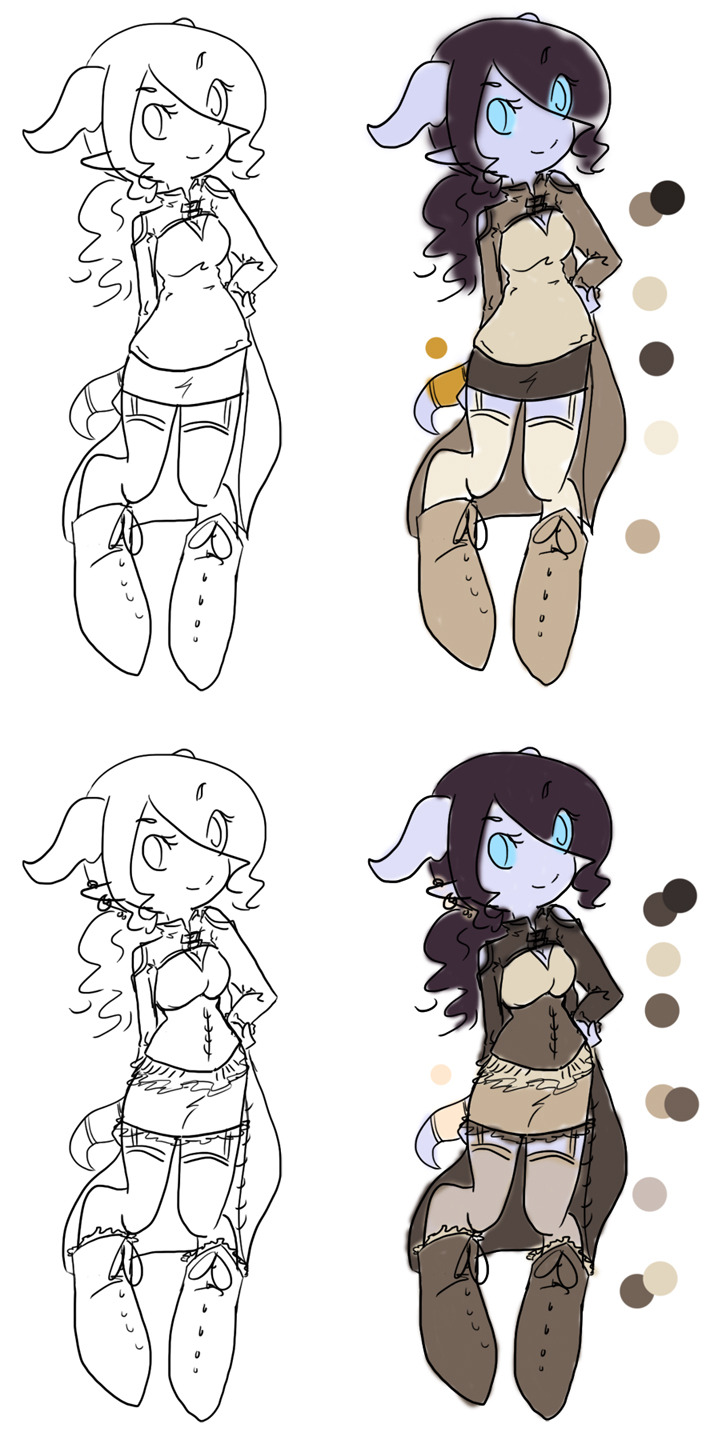 cheshirecatsmile37:  “Makin’ outfitsMakin’ Madii outfits Take some leatherAnd