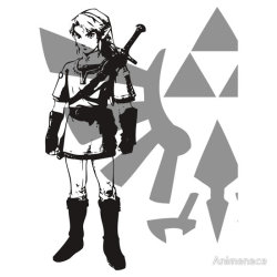 thenintendard:  Legend of Zelda - Link Silhouette