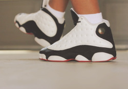 phuckindope:  Jordan he got game 13s