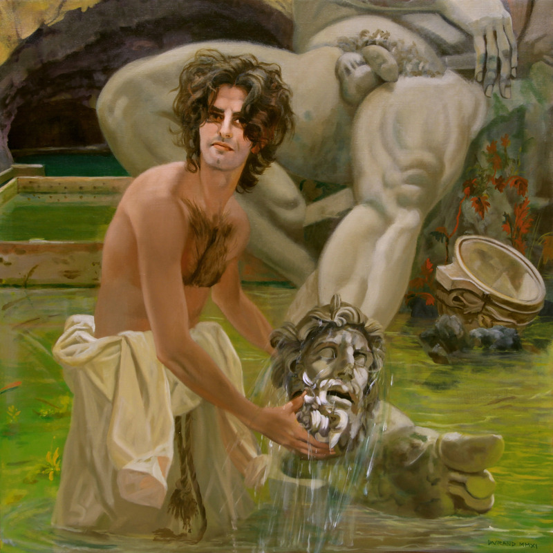 the-whole-unisex:  André Durand BROTHER CARLO SAVING THE HEAD OF ULYSSES 2011 Dimensions: