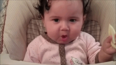 The many faces of children taking oral medication.